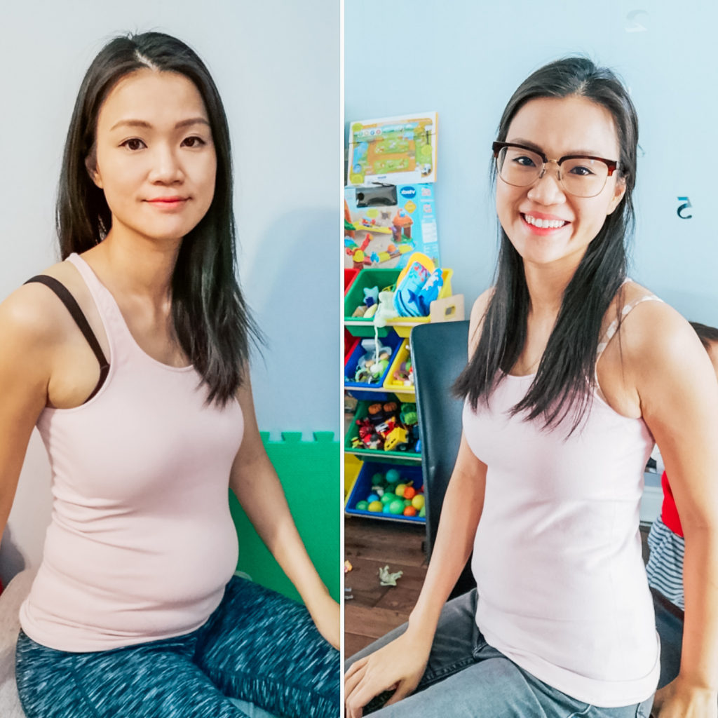 Wrapping stomach after giving birth